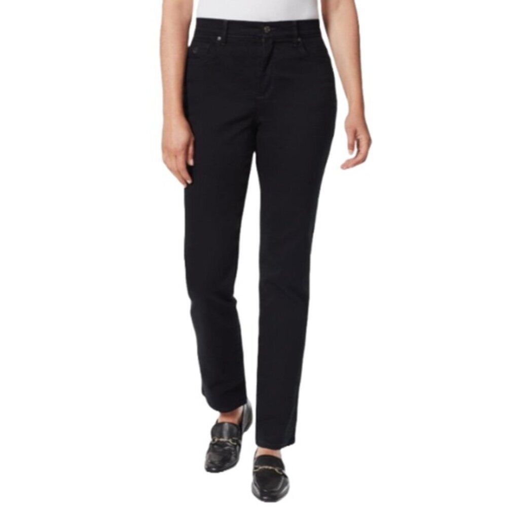 14 Tall Black Gloria Vanderbilt Women's Amanda Classic High Rise Tapered Jean